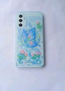 samsung A15 Blue Butterfly Phone Case