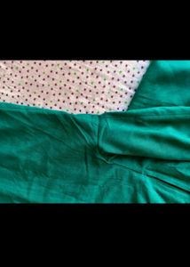 Green Wide-Leg Pants