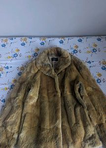 Vintage Style Faux Fur Coat