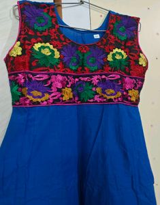 Unused Embroidered Blue Kurta 🔷