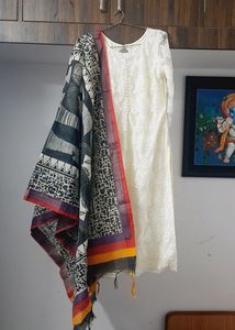Chikan Embroidery Kurta