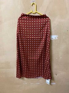 Polka Dot Midi Skirt