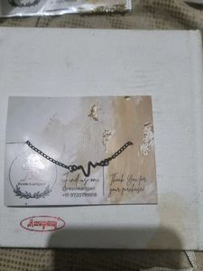 ECG Heartbeat Pendant Necklace