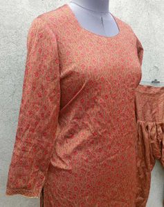 Semi Winter Shalwar Kamiz Set