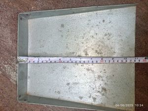 Vintage Aluminum Tray For Sweeping