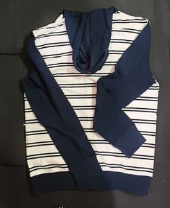 Striped Levi's Zip-Up Hoodie