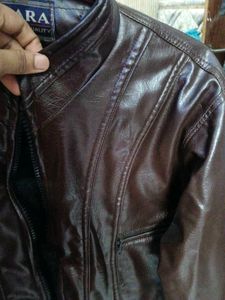Abroad Zara Men's Faux Leather Jacket