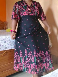 Elegant Floral Maxi Dress