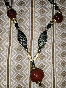 Boho Beaded Statement Necklace