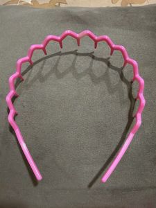 Pink Zigzag Headband