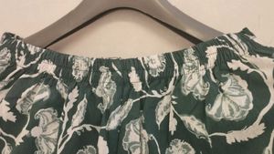 Green Floral Print Co Ord Set