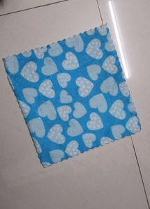 Cute Blue Heart Pattern Cloth