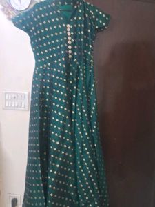 Emerald Green Printed Kurta