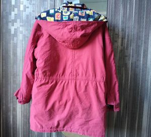 Vintage Red Utility Jacket