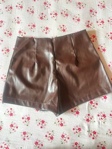 Chic Brown Long Sleeve Crop Top