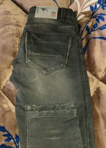 Black Colour Jeans Pant