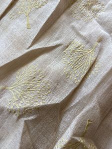 Elegant Beige Kurta with Gold Print