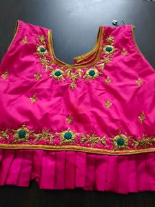 Designer maggam  Blouse with pure pattu langa