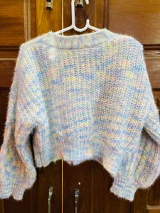 Pastel Cropped Cardigan