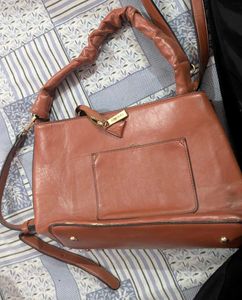 Stylish Brown Leather Handbag