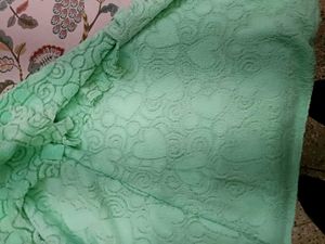 Stylish N Soft Green Shawl/ Stole For Winters