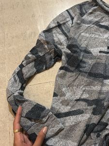 Camouflage Long Sleeve Top