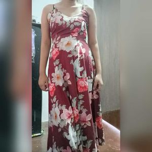 Floral Print Maxi Dress