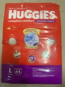 Huggies Pant Diaper - L - 64Pieces - Wonder Pants