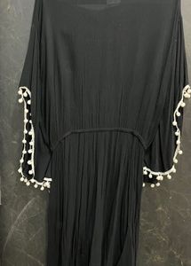 Black Kaftan-Style Dress