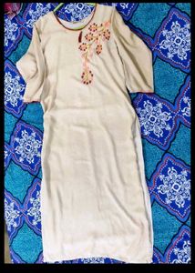 Front Thread Work Kurti