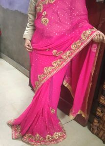 Heavy Border Saree