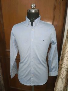 Tommy Hilfiger Blue Button-Down Shirt