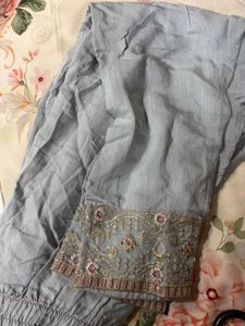 Embroidered Kurta Set with Dupatta