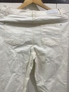 Classic White Denim Jeans