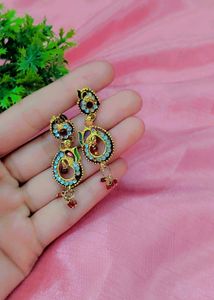 Peacock Dangle Earrings