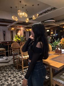 Sheer Off-Shoulder Ruched Crop Top