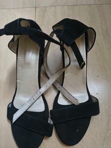 Black Heeled Sandals