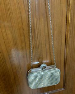 Sparkling Rhinestone Clutch Bag