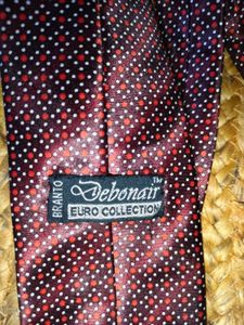🔥Buy 1, Get 1 Free 🔥Burgundy Polka Dot Tie