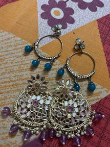 earrings combo of 2