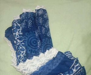 Floral Printed Anarkali kurti with dupatta