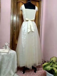 🌼Elegant White/Cream Evening Gown🌼