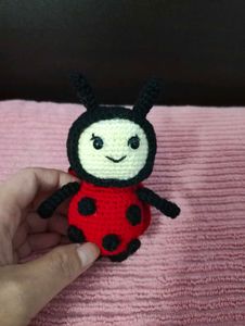 Crocheted Ladybug Plushie
