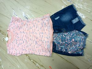 Jeans Shots For Girls 8_10 👧waist Size 25 Inches