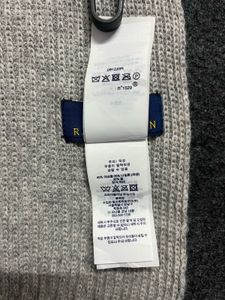 Polo Ralph Lauren Grey Knit Scarf