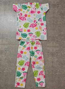 Cute Flamingo Co-ord Set 4-5years