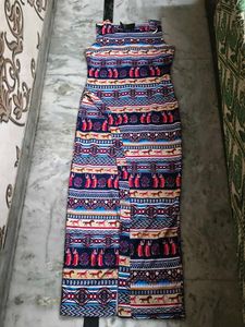 Boho Print Maxi Dress