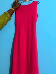 Chic Pink Sleeveless Dress