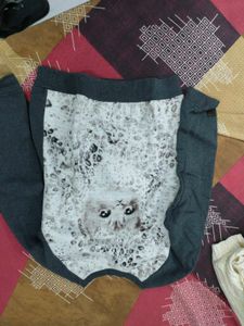Cute Owl Print Top