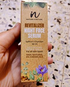 Nature4Nature Revitalizer Night Natural Face Serum